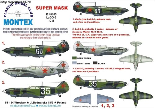 Przejdź do produktu MONTEX K48165 - 1:48 LaGG-3