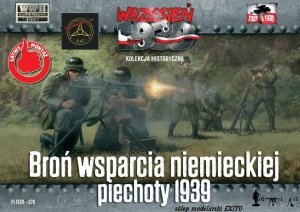 FIRST TO FIGHT 020 -  Wrzesień 1939 - 1:72 Broń wsparcia niemieckiej piechoty - Gazetka w zestawie z figurkami