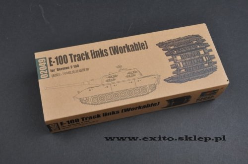 Przejdź do produktu TRUMPETER 02049 - 1:35 E-100 Track links (Workable) for German E-100