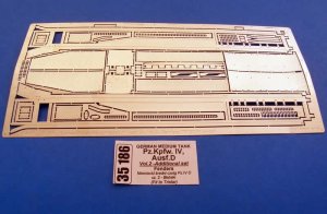 ABER 35186 - 1:35 Pzkpfw.IV Ausf.D vol.2 - Additional set Fenders