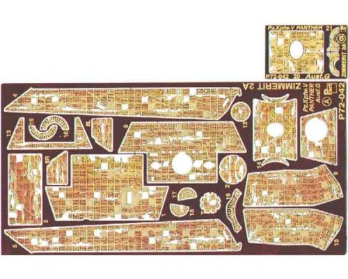 Przejdź do produktu PART P72042 - 1:72 Panther Ausf.G Zimmerit 2A