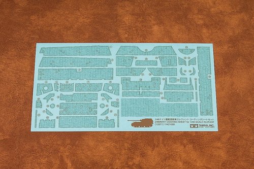 Przejdź do produktu TAMIYA 12671 - German Tank Destroyer Elefant - Zimmerit Coating Sheet