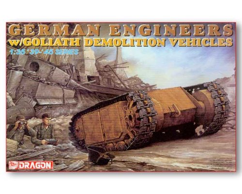 Przejdź do produktu DRAGON 6103 - 1:35 German Engineers w/Goliath Demolition Vehicles
