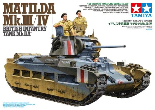Przejdź do produktu TAMIYA 35300 - 1:35 Matilda Mk.III/IV British Infantry Tank Mk.IIA