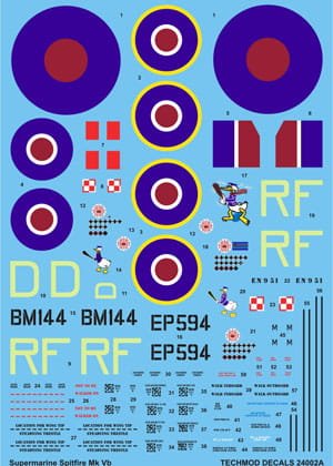 Przejdź do produktu TECHMOD 24002 - 1:24 Supermarine Spitfire Mk.VB