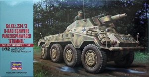 HASEGAWA MT54 31154 - 1:72 Sd.Kfz 234/3 8 Rad Stumel