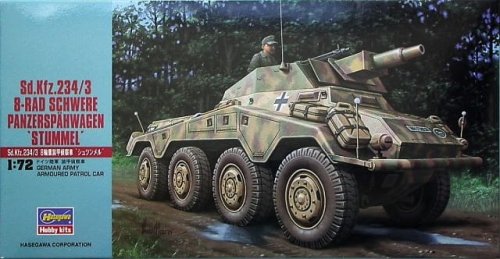 Przejdź do produktu HASEGAWA MT54 31154 - 1:72 Sd.Kfz 234/3 8 Rad Stumel