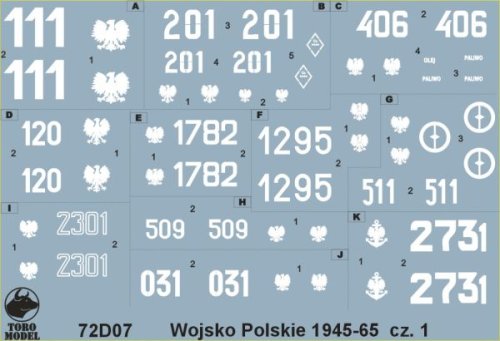 Przejdź do produktu TORO MODEL 72D07 - 1:72 Wojsko Polskie 1945-65 cz.1