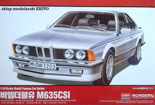 Przejdź do produktu ACADEMY 15102 - 1:24 BMW M635 CSI