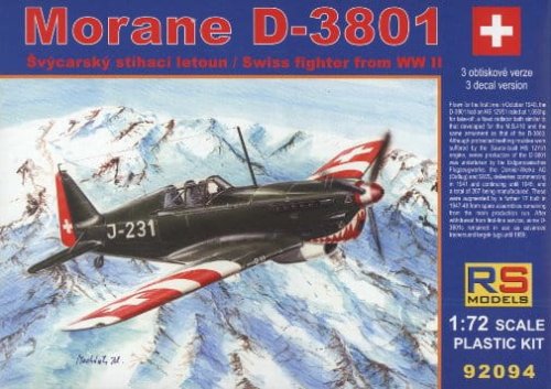 Przejdź do produktu RS MODELS 92094 - 1:72 Morane D-3801