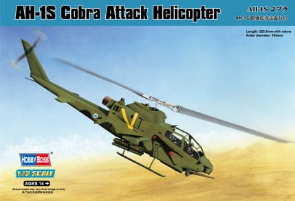 Przejdź do produktu HOBBY BOSS 87225 - 1:72 AH-1S Cobra Attack Helicopter