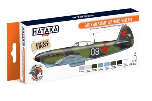 Przejdź do produktu HATAKA CS33 - Zestaw farb Early WW2 Soviet Air Force