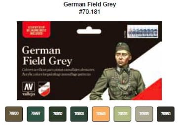 Przejdź do produktu VALLEJO 70181 - German Field Grey - Uniforms Set
