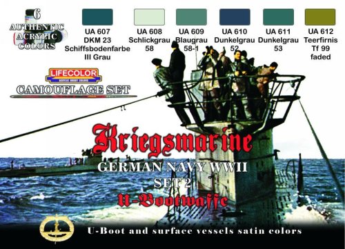 Przejdź do produktu LIFECOLOR CS 12 - German Kriegsmarine WW II - Set 2