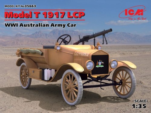 Przejdź do produktu ICM 35663 - 1:35 Model T 1917 LCP WWI Australian Army Car