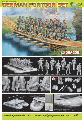 Przejdź do produktu DRAGON 6532 - 1:35 German Pontoon Set