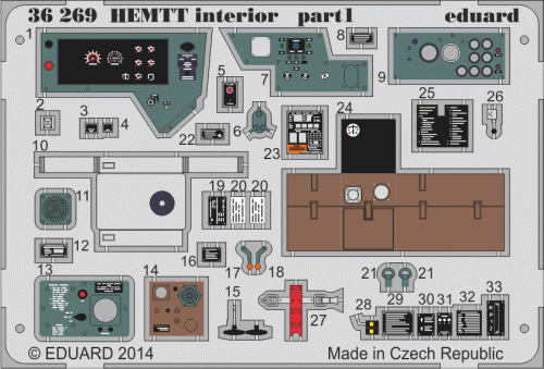 Przejdź do produktu EDUARD 36269 - 1:35 HEMTT interior