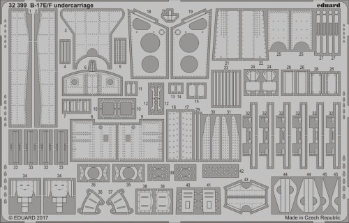 Przejdź do produktu EDUARD 32399 - 1:32 B-17E/F undercarriage