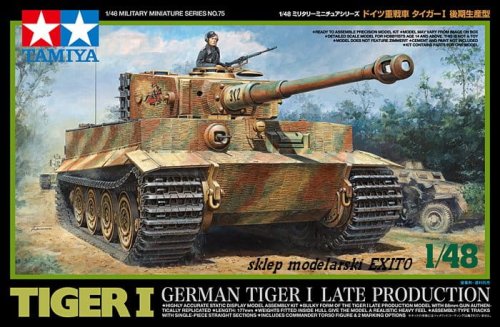 Przejdź do produktu TAMIYA 32575 - 1:48 German Tiger I Late Production