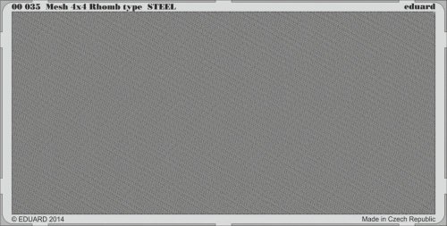 Przejdź do produktu EDUARD 00035 - Mesh 4x4  Rhomb type Steel