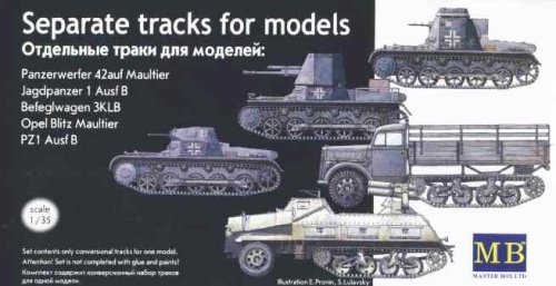 Przejdź do produktu MASTER BOX 3505 - 1:35 Separate tracks Pz.Kpfw. I