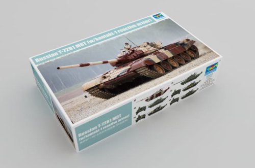 Przejdź do produktu TRUMPETER 09555 - 1:35 Russian T-72B1 MBT (w/kontakt-1 reactive armor)