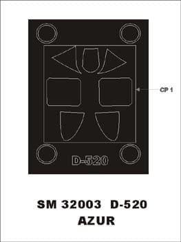Przejdź do produktu MONTEX SM32003 - 1:32 Dewoitine D-520