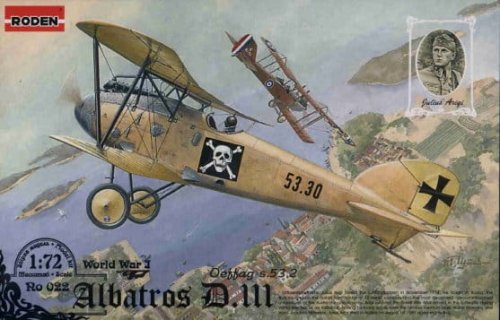 Przejdź do produktu RODEN 022 - 1:72 Albatros D.III oeffag s.53