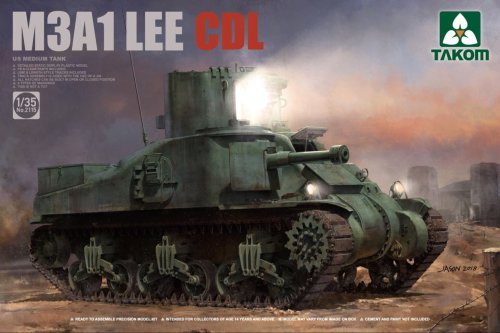 Przejdź do produktu TAKOM 2115 - 1:35 M3A1 Lee CDL US Medium Tank