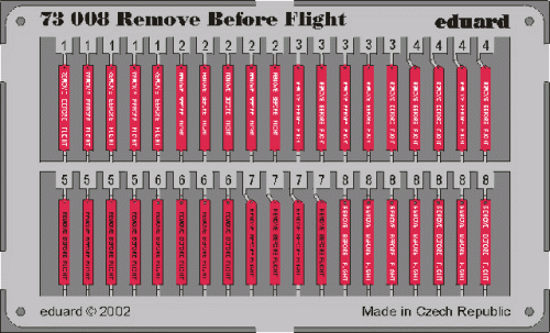 Przejdź do produktu EDUARD 73008 - 1:72 Remove Before Flight