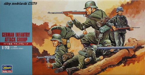Przejdź do produktu HASEGAWA MT30 - 1:72 German Infantry Attack Group