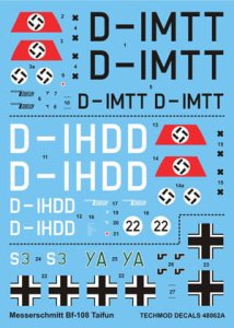 TECHMOD 48062 - 1:48 Messerschmitt Bf-108 Taifun