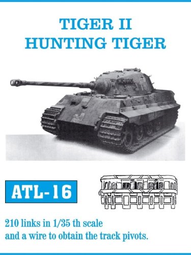 Przejdź do produktu Friulmodel ATL-016 - 1:35 Metalowe gąsienice Tiger II / Hunting Tiger