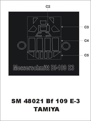 Przejdź do produktu MONTEX SM48021 - 1:48 Messerschmitt Bf-109 E-3