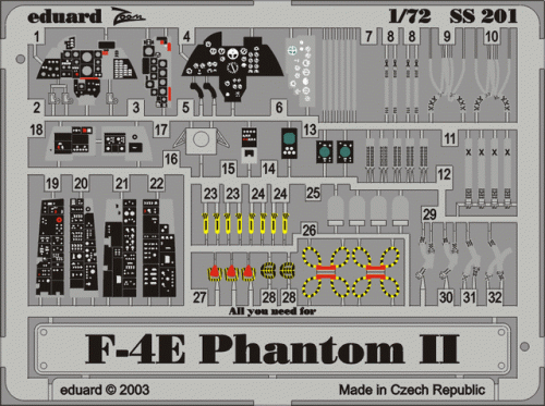 Przejdź do produktu EDUARD SS201 - 1:72 F-4E