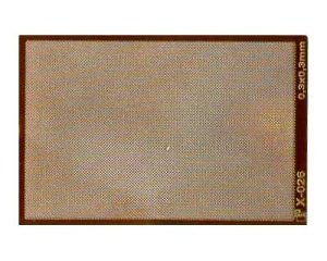 PART X026 -  Drilled Plates 0,3mm x 0,3mm wattled