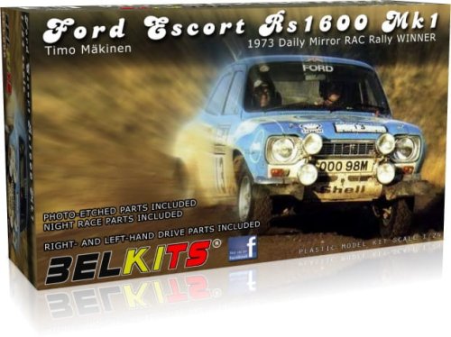Przejdź do produktu BELKITS 006 - 1:24 Ford Escort RS1600 MKI - Timo Makinen Winner Daily Mirror RAC Rally 1973
