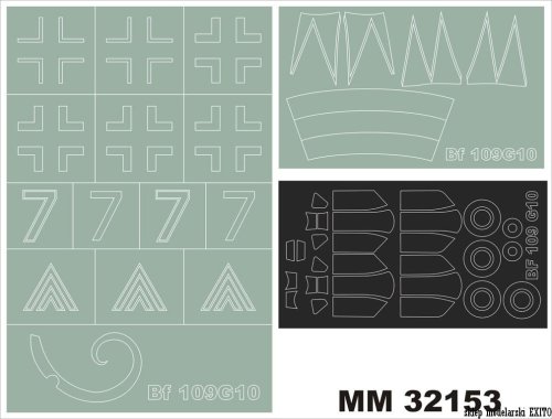Przejdź do produktu MONTEX MM32153 - 1:32 Messerschmitt Bf 109G-10