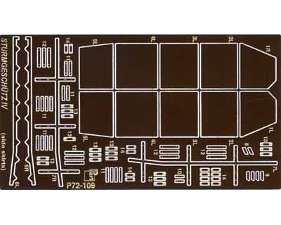 Przejdź do produktu PART P72109 - 1:72 StuG IV side skirts