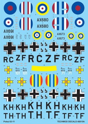 Przejdź do produktu TECHMOD 48815 - 1:48 Potez 63-11 w/canopy mask