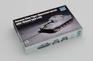 TRUMPETER 07160 - 1:72 German Sd.Kfz. 182 King Tiger (Henschel Turret) with 105mm kwk L/65