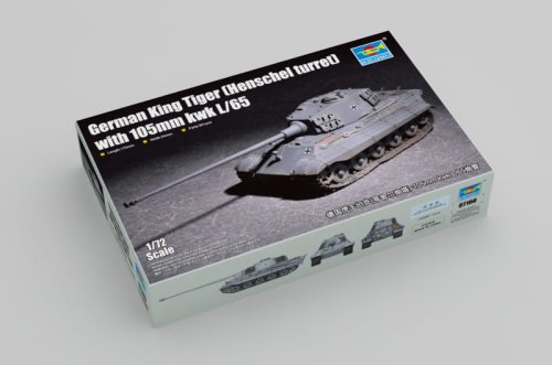 Przejdź do produktu TRUMPETER 07160 - 1:72 German Sd.Kfz. 182 King Tiger (Henschel Turret) with 105mm kwk L/65