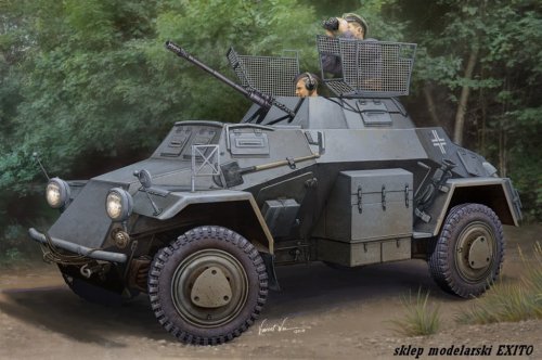 Przejdź do produktu HOBBY BOSS 83815 - 1:35 German Sd.Kfz.222 Leichter Panzerspahwagen (1st Series)