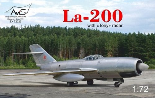 Przejdź do produktu AVIS BX72022 - 1:72 Lavochkin La-200 with Toriy radar