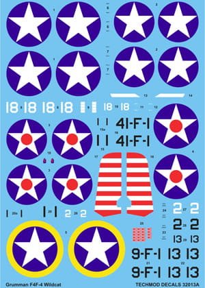 Przejdź do produktu TECHMOD 32013 - 1:32 Grumman F4F-4 Wildcat