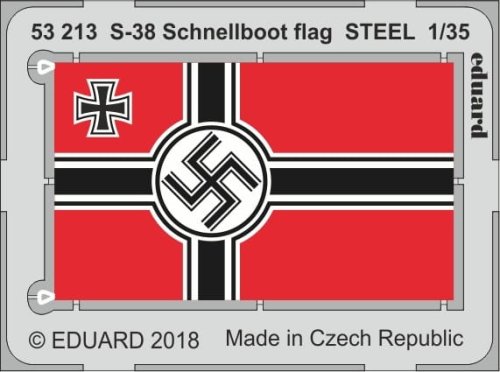 Przejdź do produktu EDUARD 53213 - 1:35 S-38 Schnellboot flag - Steel
