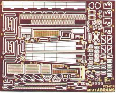 Przejdź do produktu PART P72014 - 1:72 M1A1 Abrams