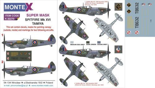 Przejdź do produktu MONTEX K32270 - 1:32 Spitfire Mk.XVI