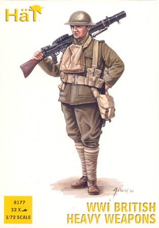 Przejdź do produktu HAT 8177 - 1:72 WWI British Heavy Weapons