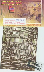 PART P35164 - 1:35 SD.Kfz.234/4 Panzerspahwagen